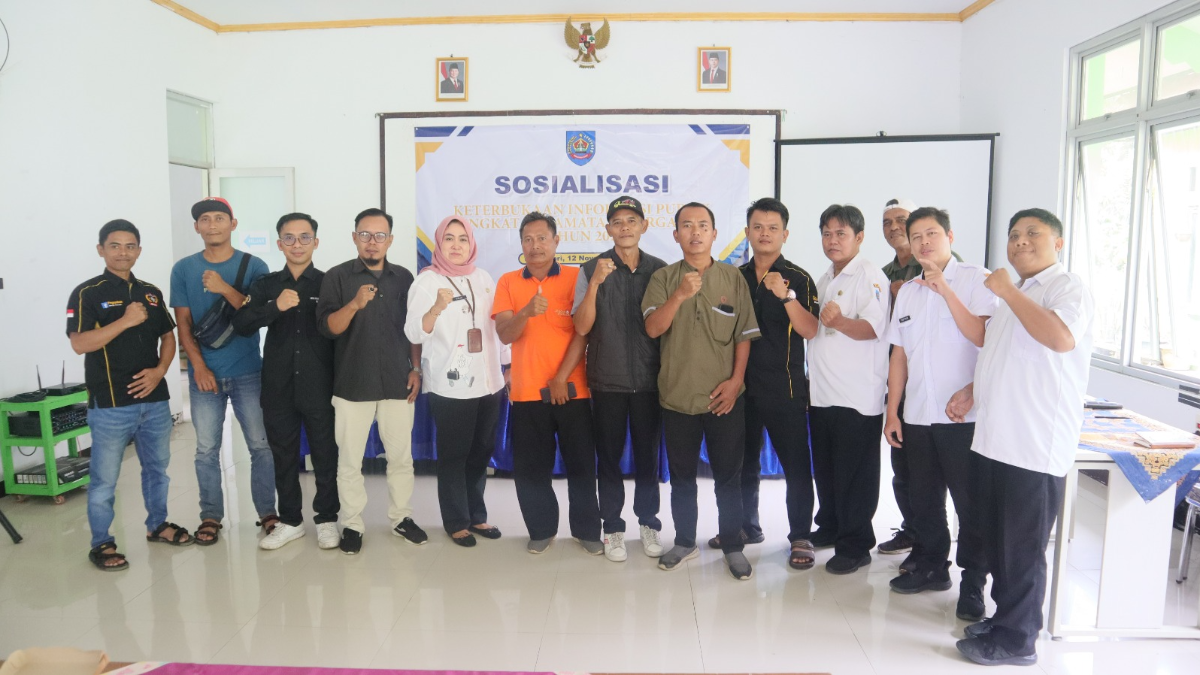Jaga Kondusifitas Wilayah, Kecamatan Margasari Gandeng Diskominfo Sosialisasikan Keterbukaan Informasi Publik