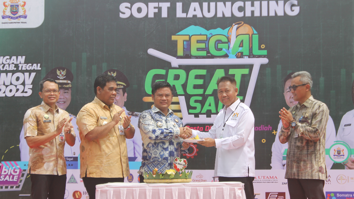 Soft Opening Tegal Great Sale 2025, Bupati Ischak : Upaya Nyata Dorong Geliat Perdagangan Kabupaten Tegal